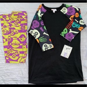 LuLaRoe Kids Sloan 10 & Leggings l/xl Halloween